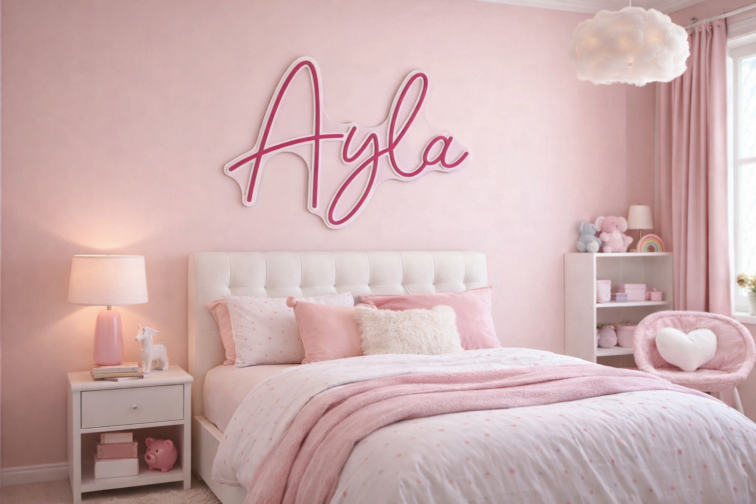 Ayla Custom Neon LED Individual Sign