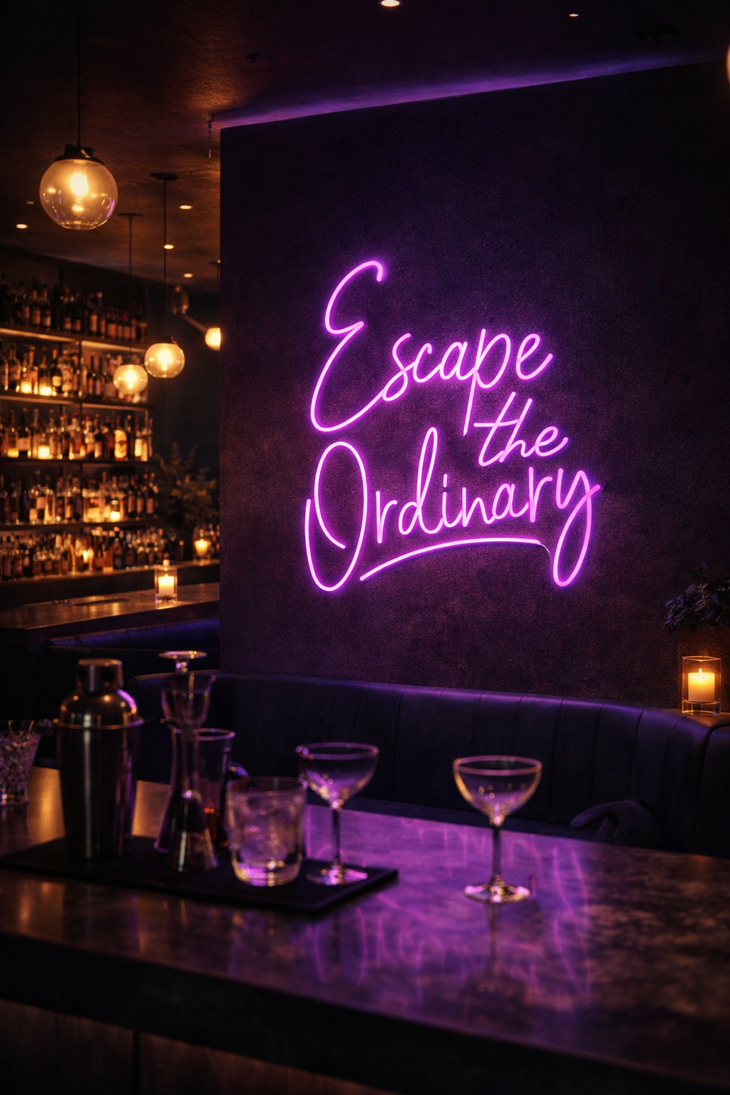 Escape The Ordinary Neon LED Individual Sign