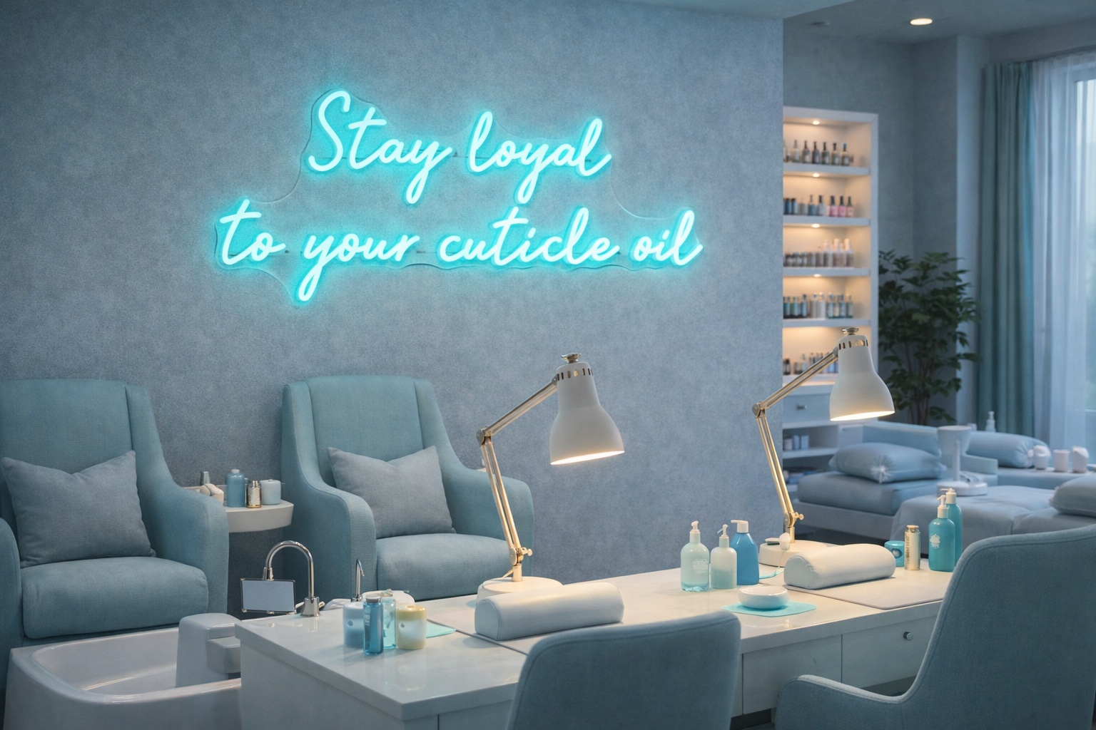 Stay loyal to your cuticle oil Individual Neon LED Sign