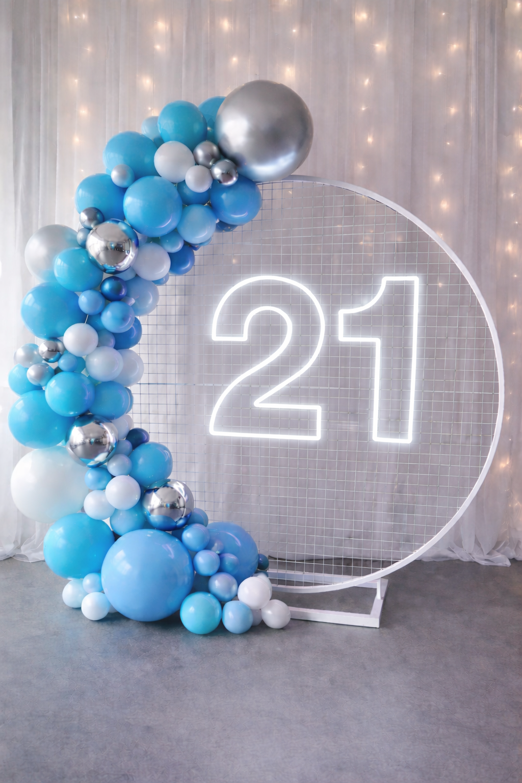 21 RGB Individual Neon LED Sign HIRE