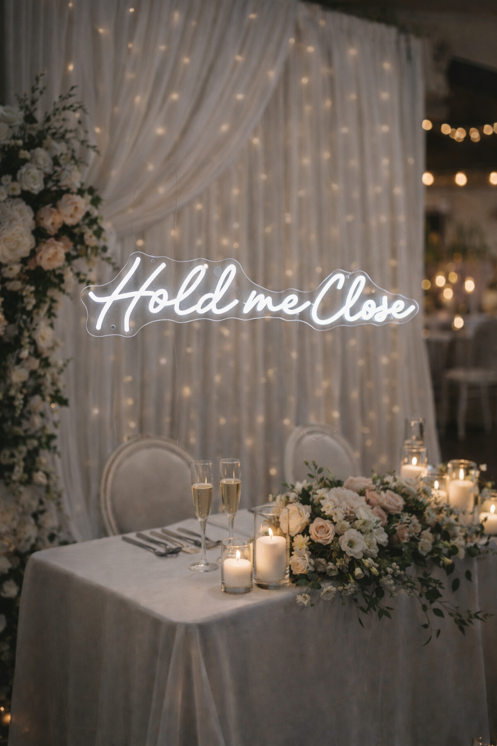 Hold me Close Individual Neon LED Sign