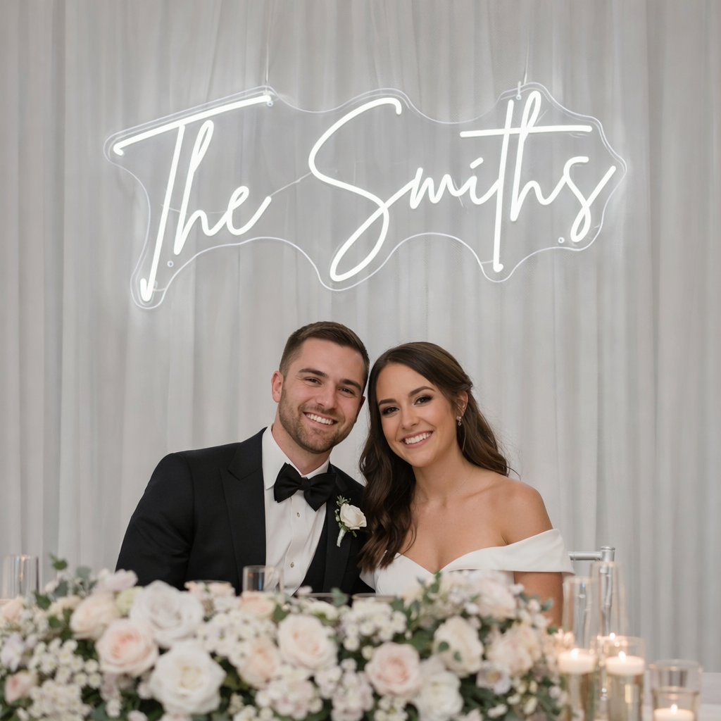 The Smiths Custom Name Neon LED Individual Sign