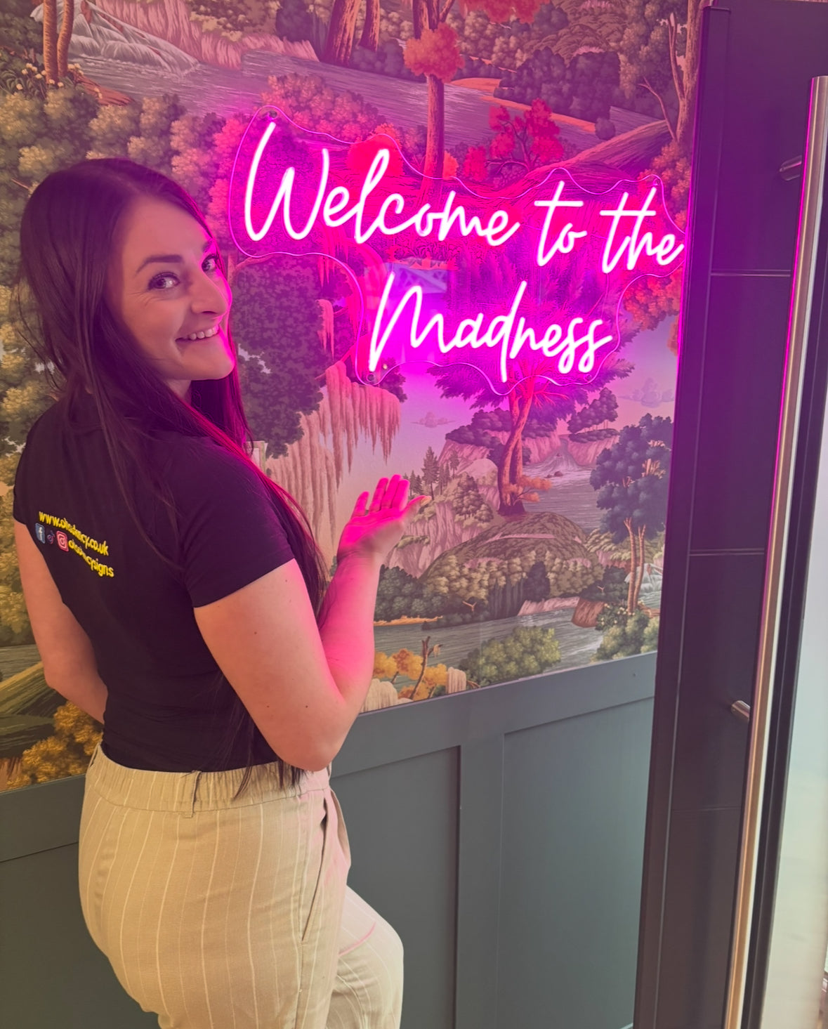 Welcome To The Madness Individual Neon LED Sign