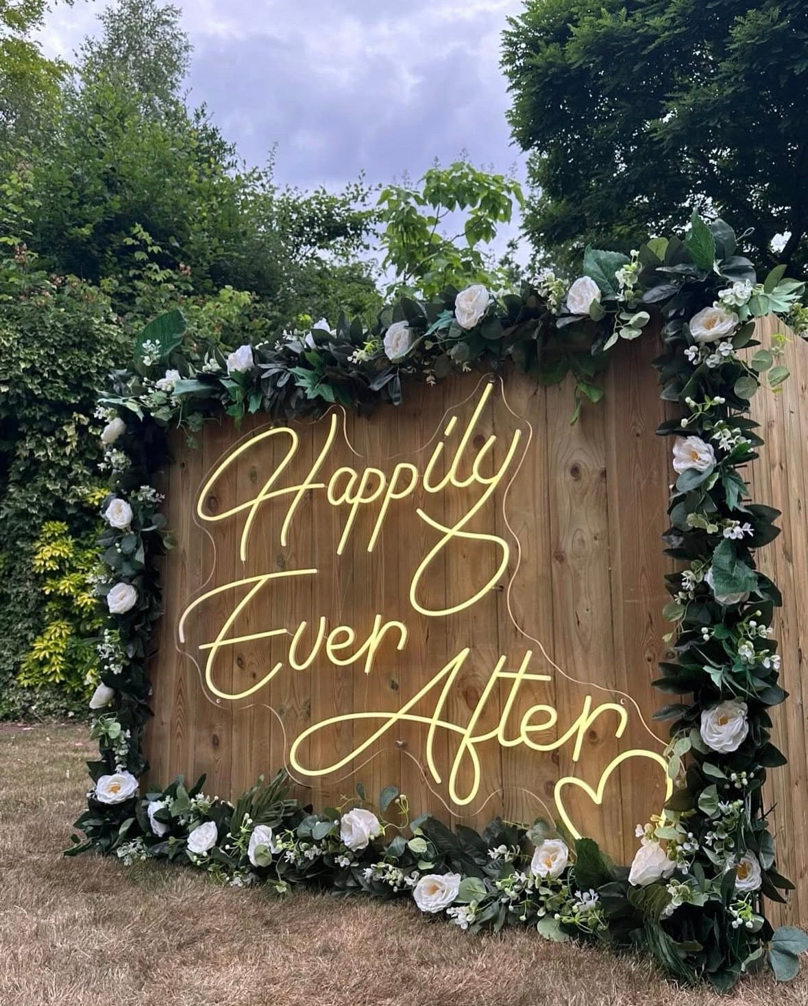Happily Ever After Individual Neon LED Sign HIRE
