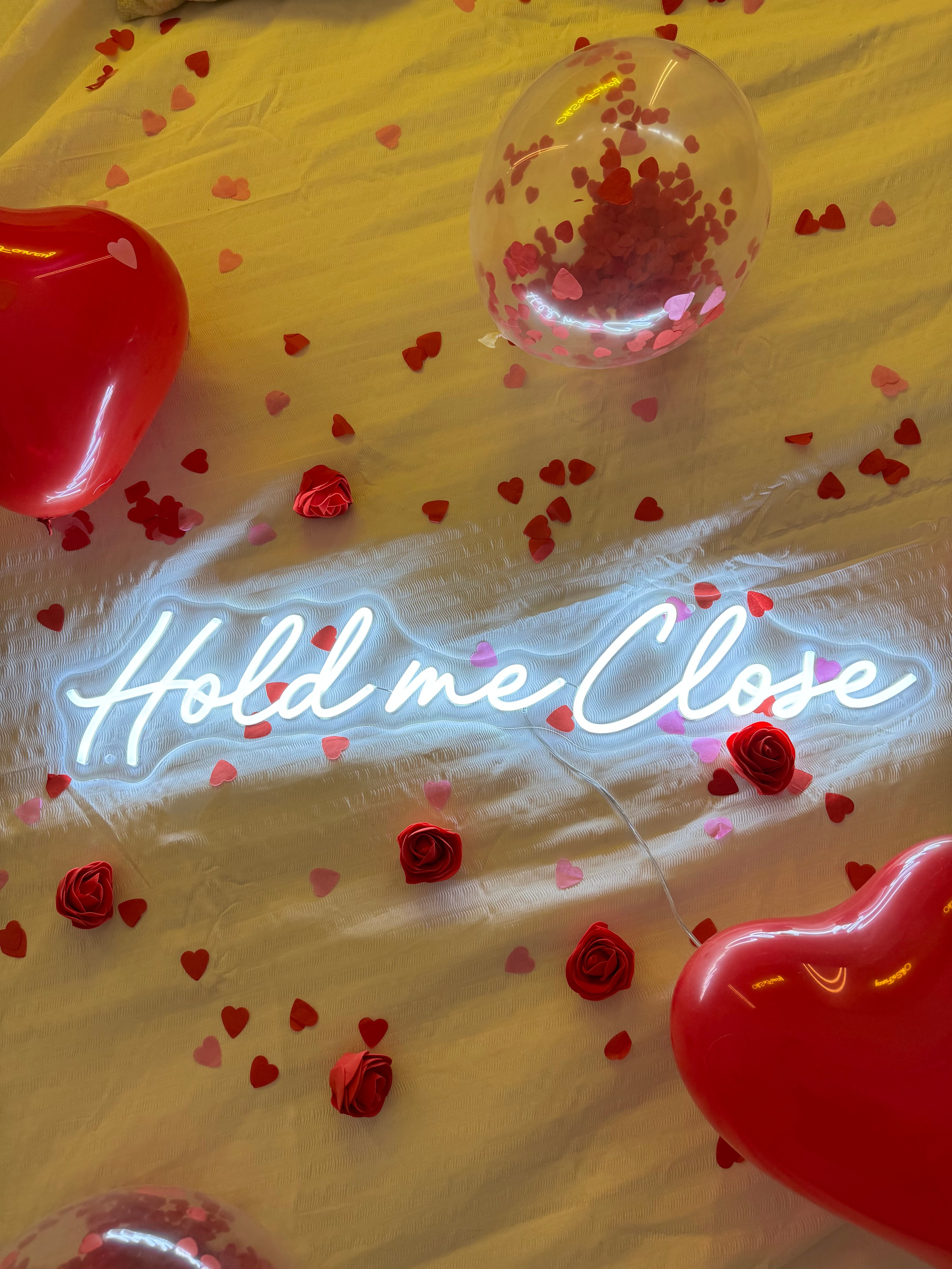 Hold me Close Individual Neon LED Sign