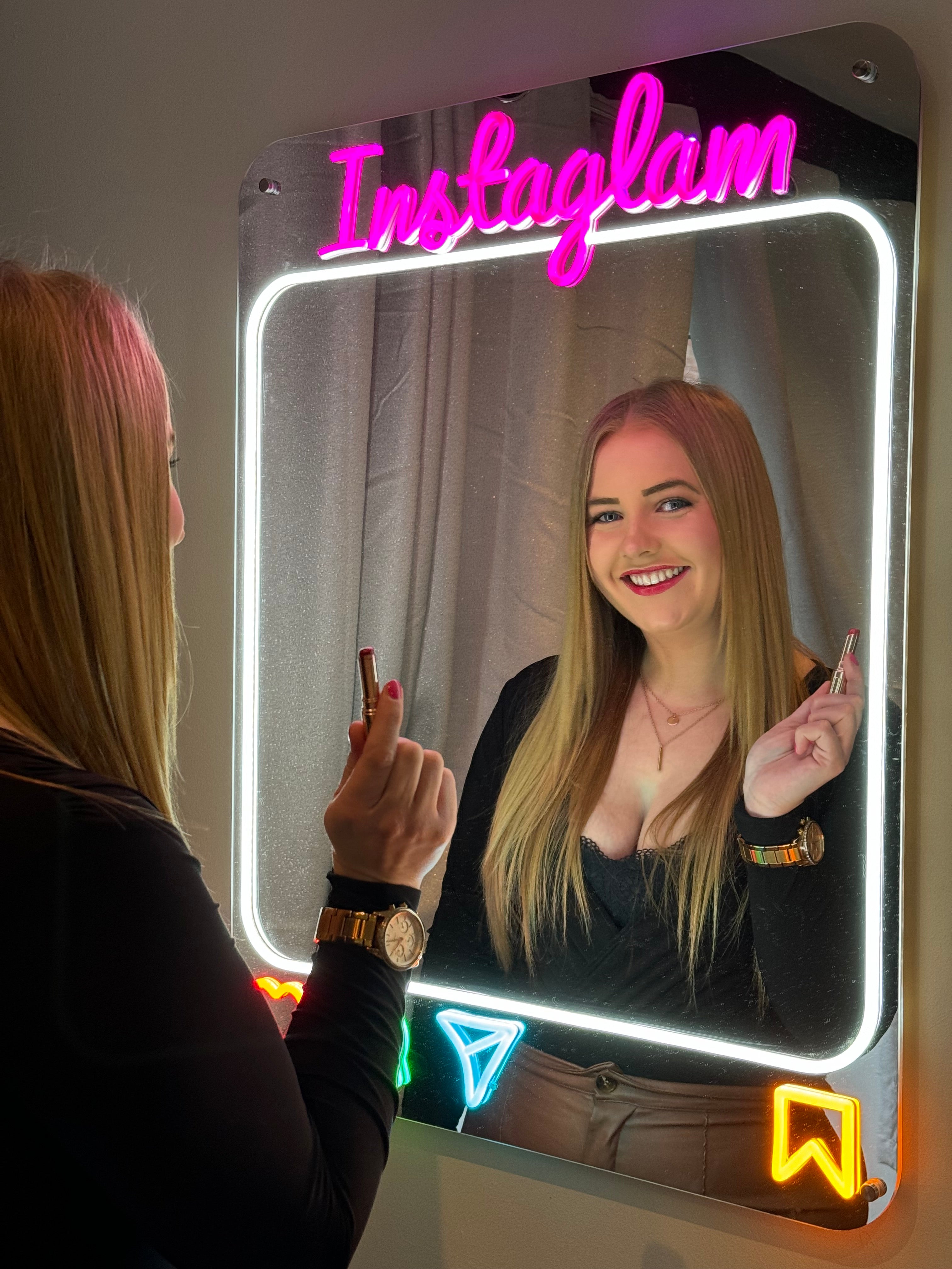 Instaglam Mirror Effect LED sign