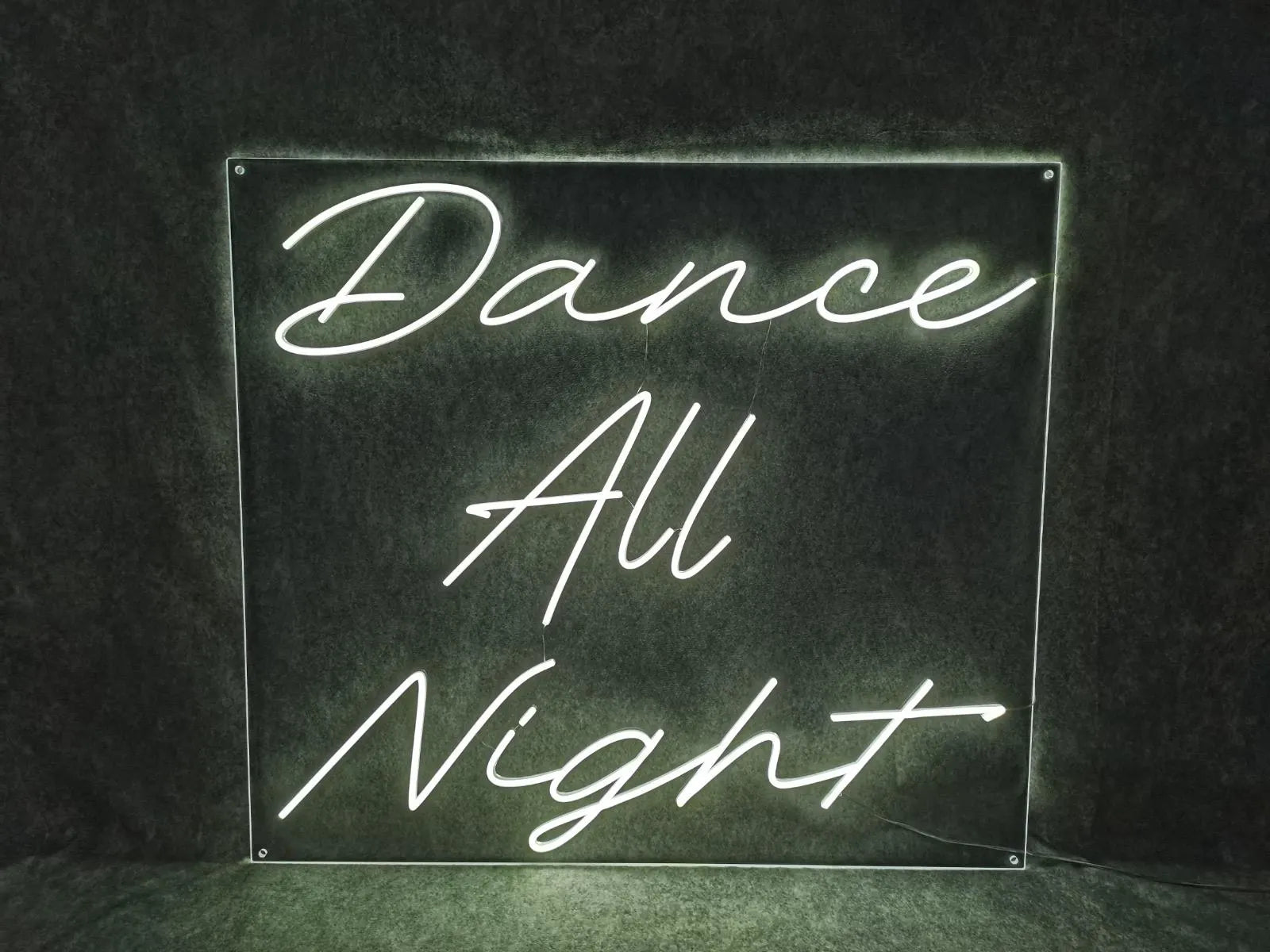 Dance All Night Individual Neon LED Sign HIRE