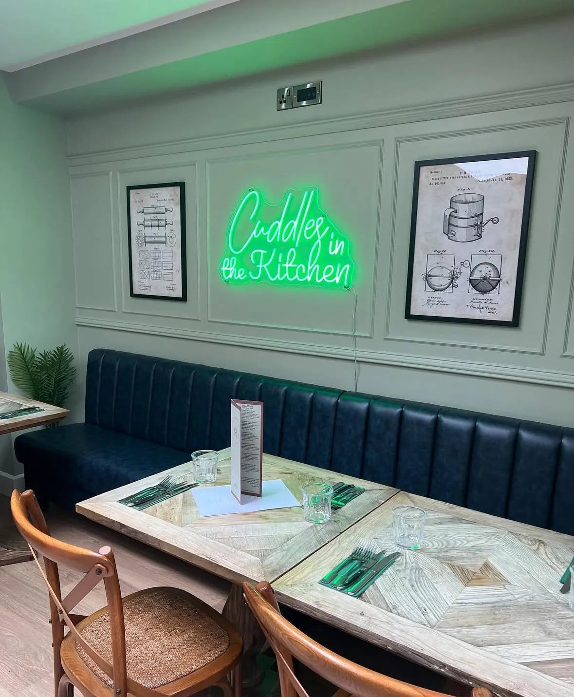 Cuddles In The Kitchen Individual Neon LED Sign