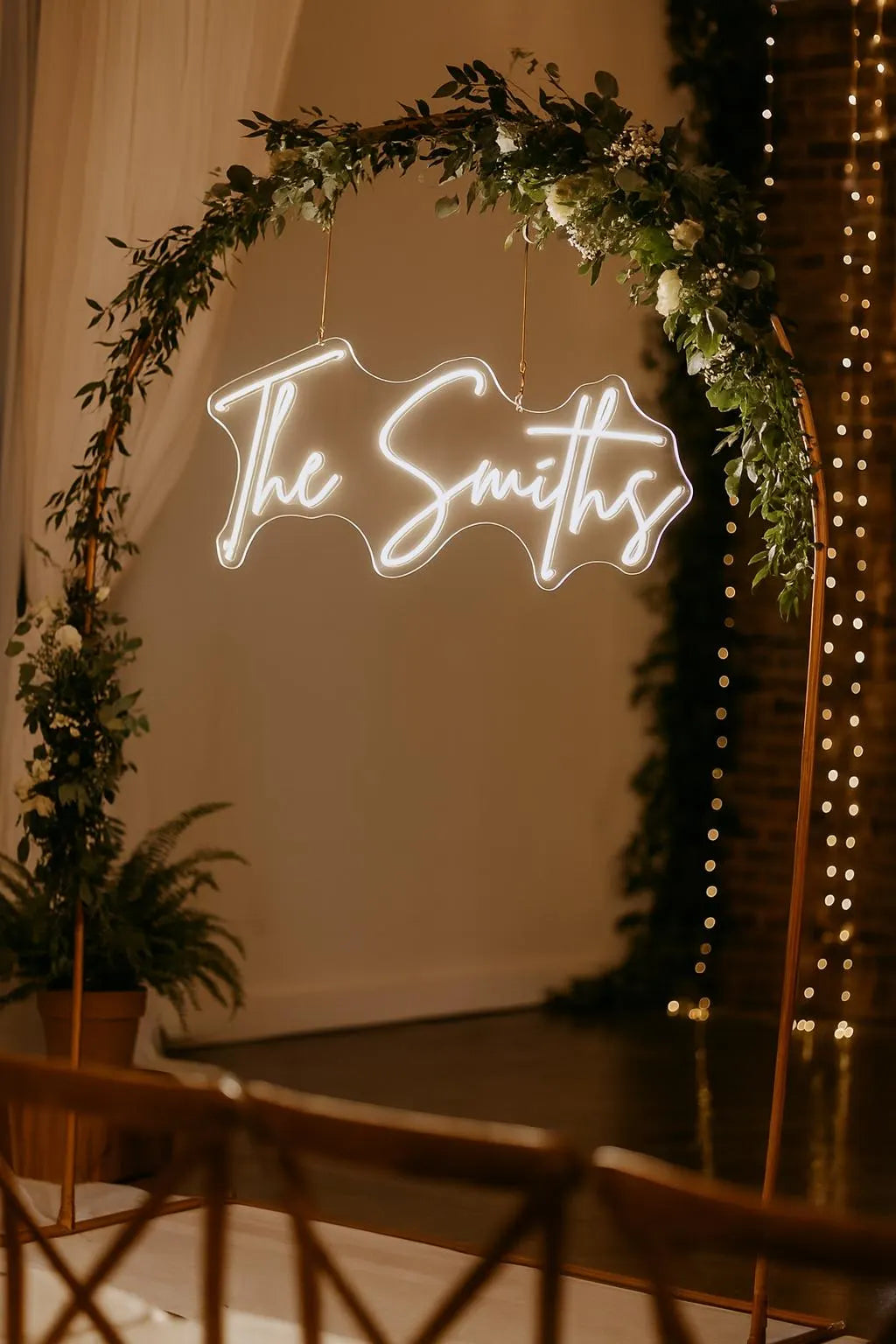 The Smiths Custom Name Neon LED Individual Sign
