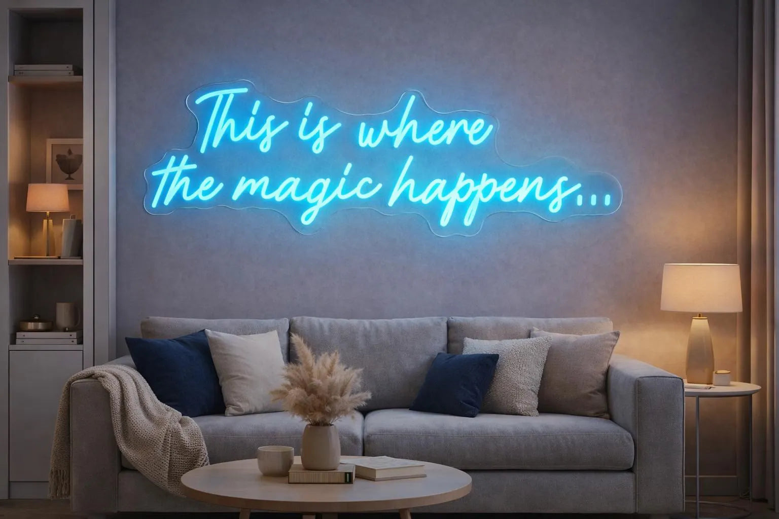 This Is Where The Magic Happens Neon LED Individual Sign