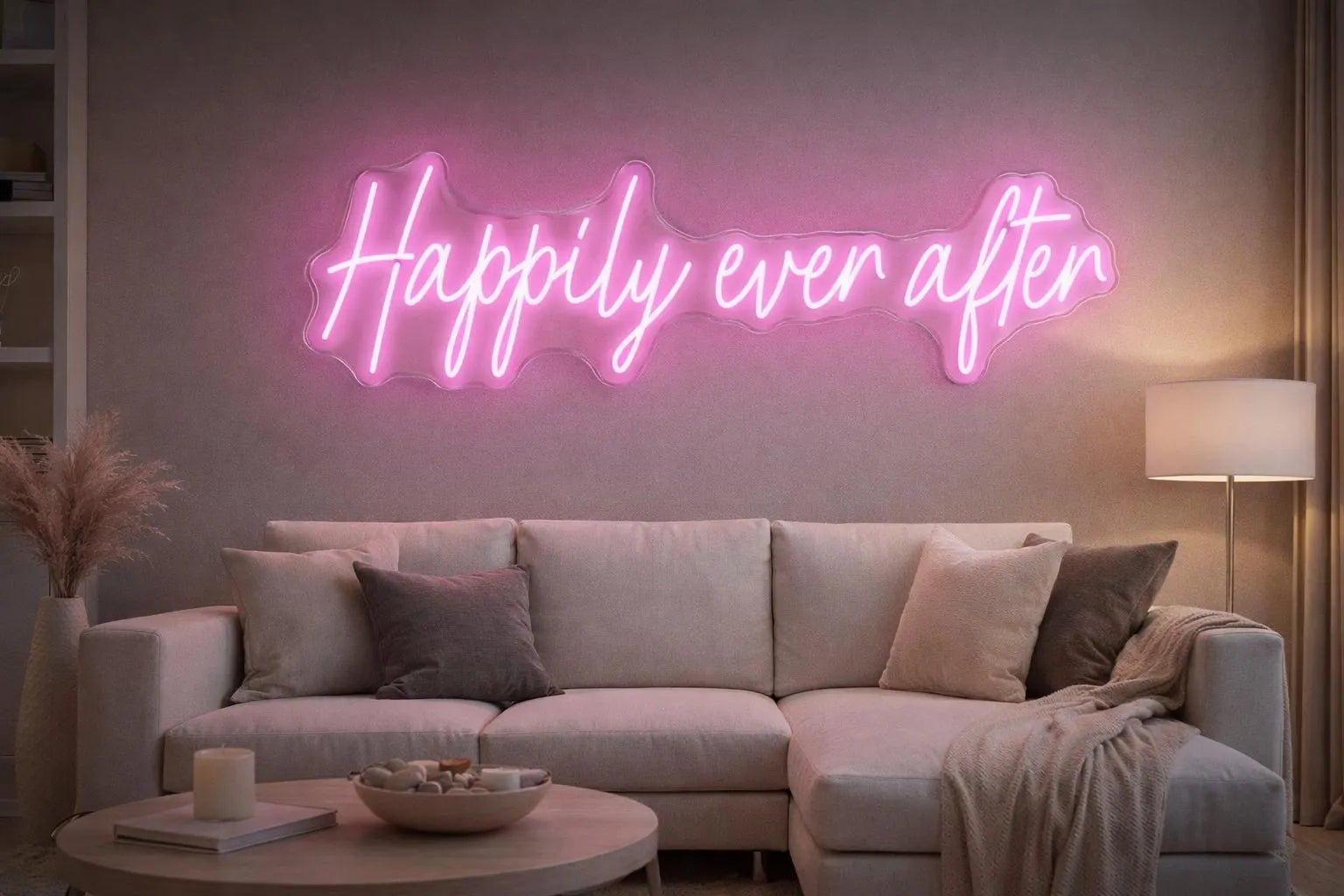 Happily Ever After Neon LED Individual Sign