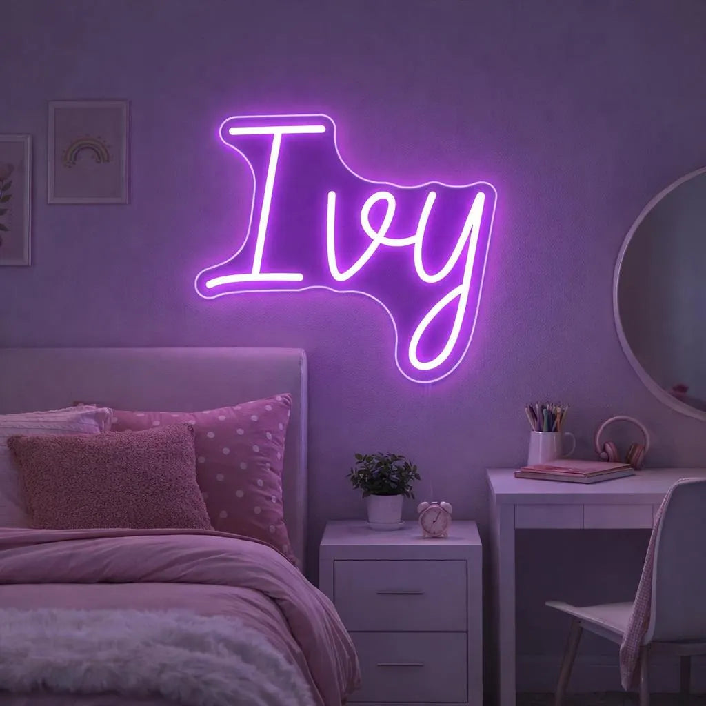 Ivy Custom Neon LED Individual Sign