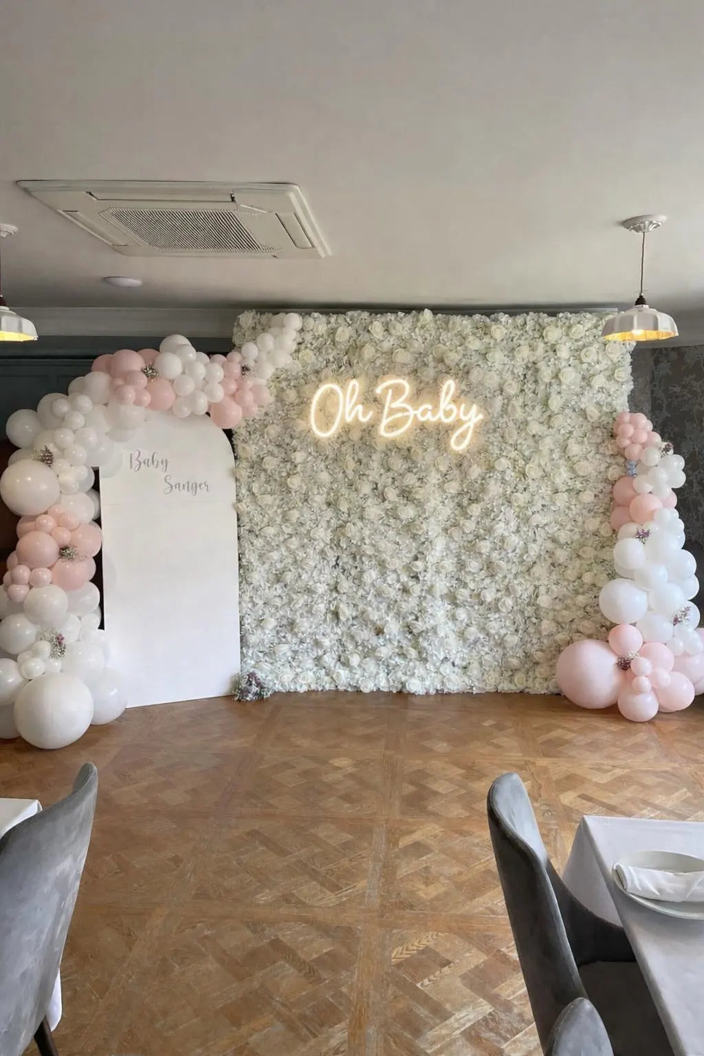 Oh Baby Individual Neon LED Sign HIRE