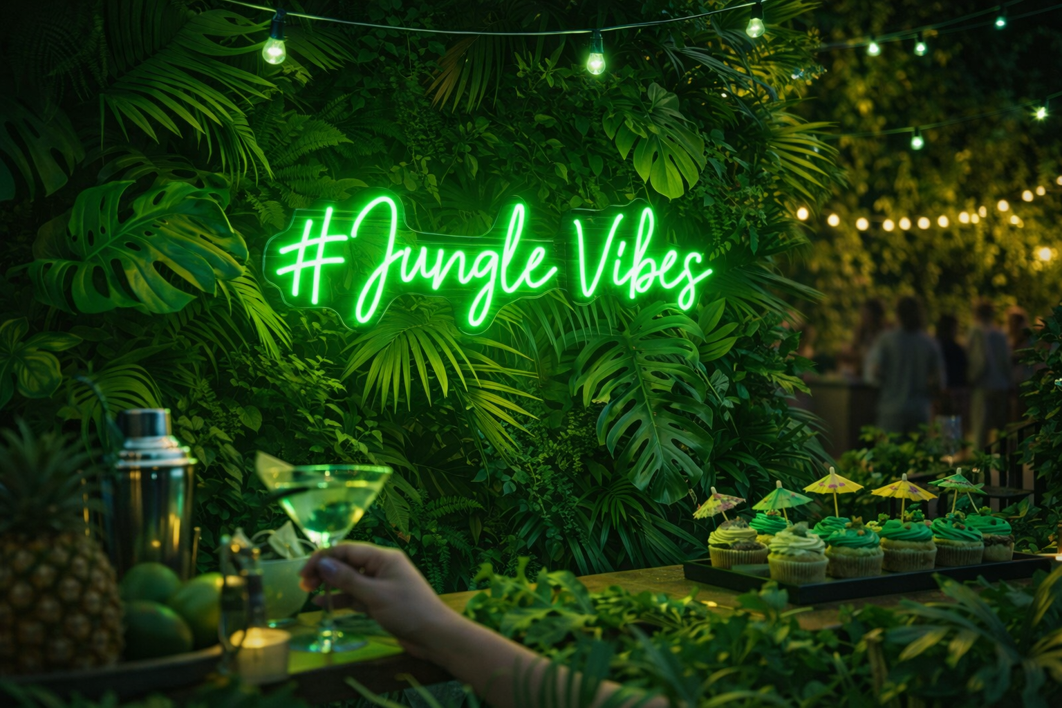 Jungle Vibes Individual Neon LED Sign
