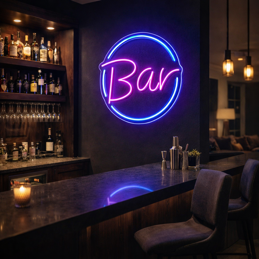 Bar Neon LED Individual Sign