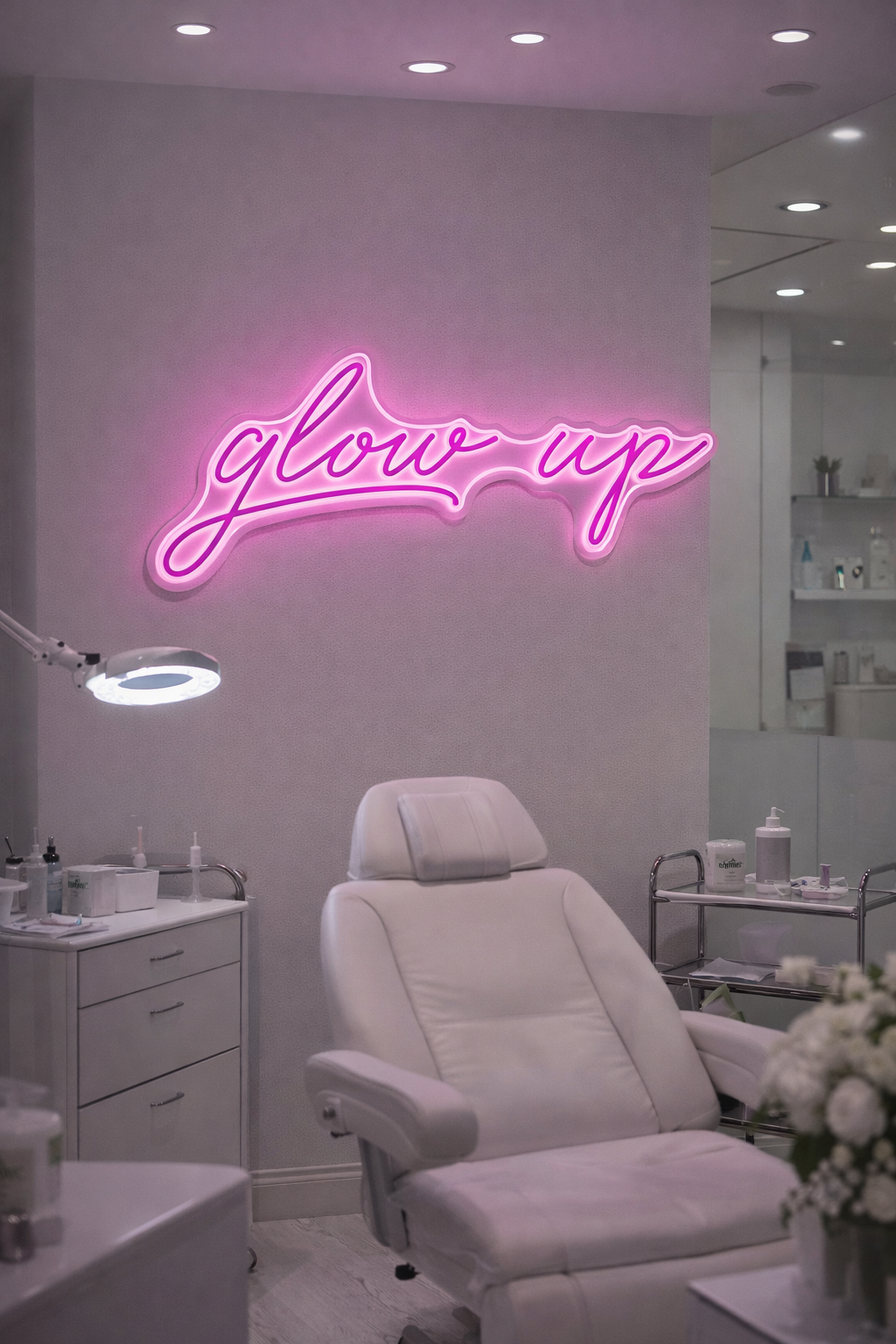 Glow Up Individual Neon LED Sign