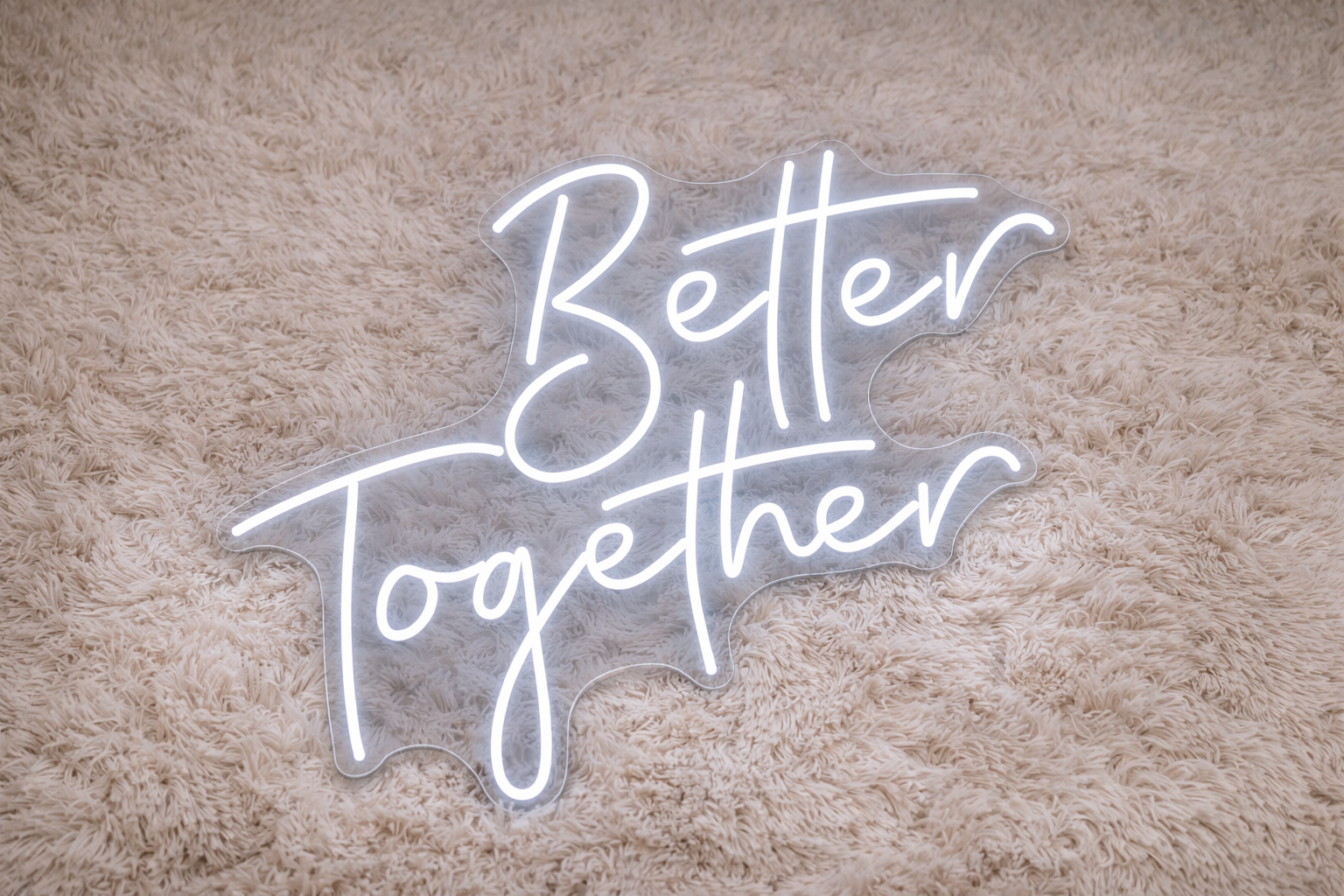Better Together Neon LED Individual Sign