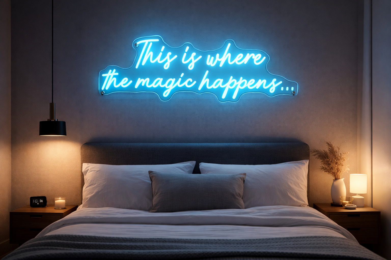 This Is Where The Magic Happens Neon LED Individual Sign