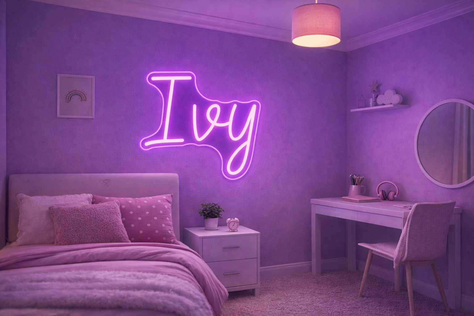 Ivy Custom Neon LED Individual Sign