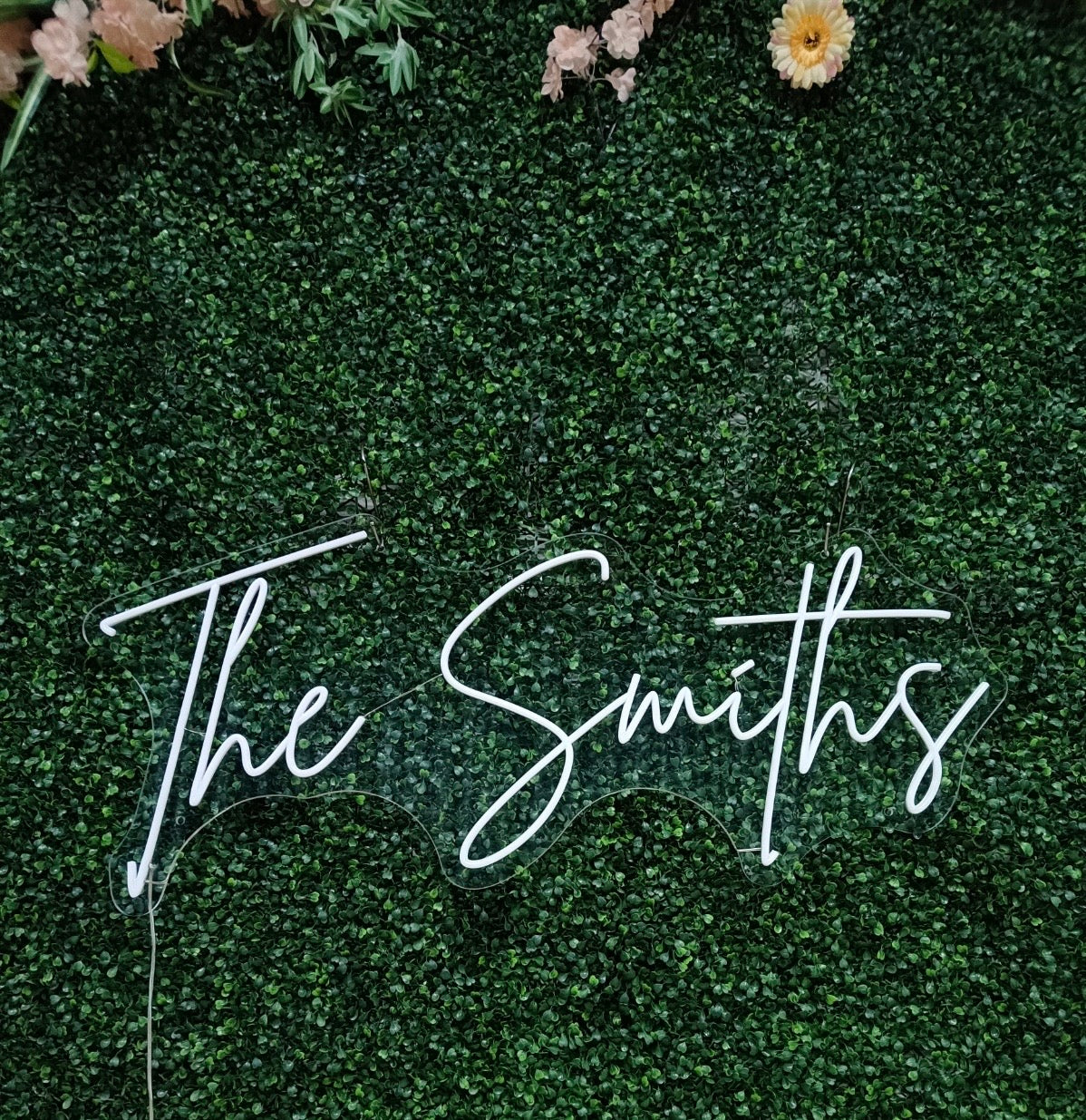 The Smiths Custom Name Neon LED Individual Sign