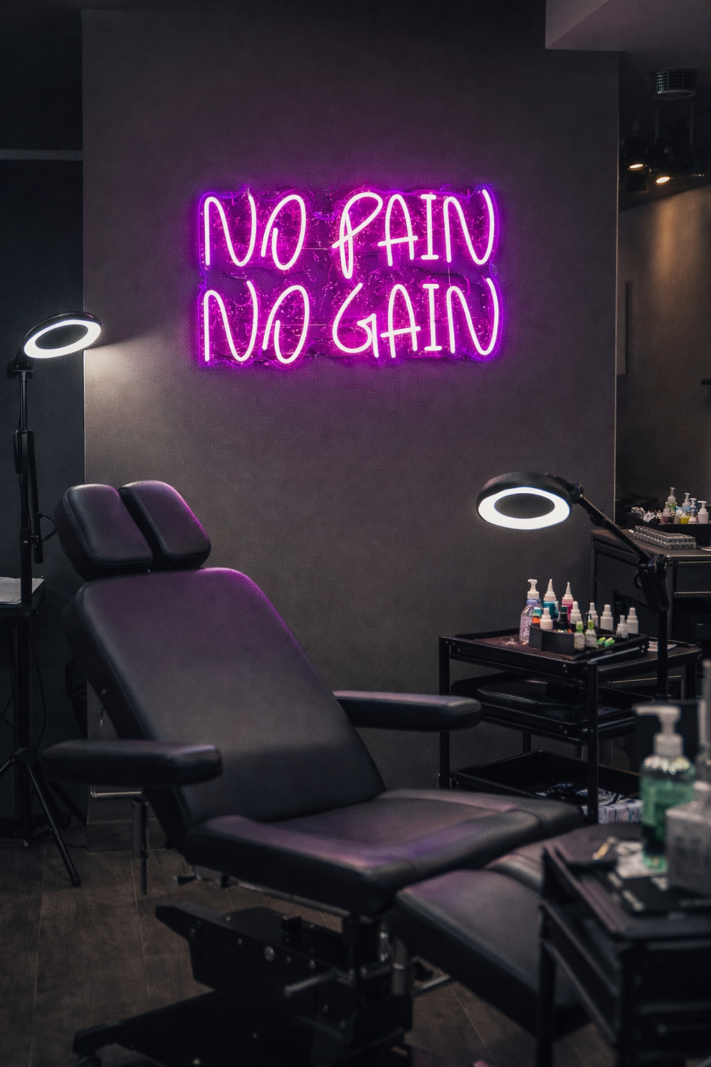 No Pain No Gain Neon LED Individual Sign