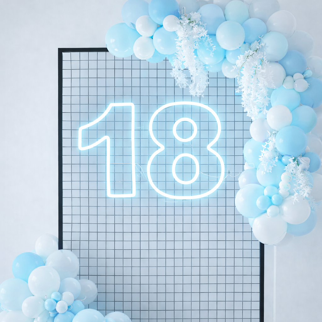 18 RGB Individual Neon LED Sign HIRE