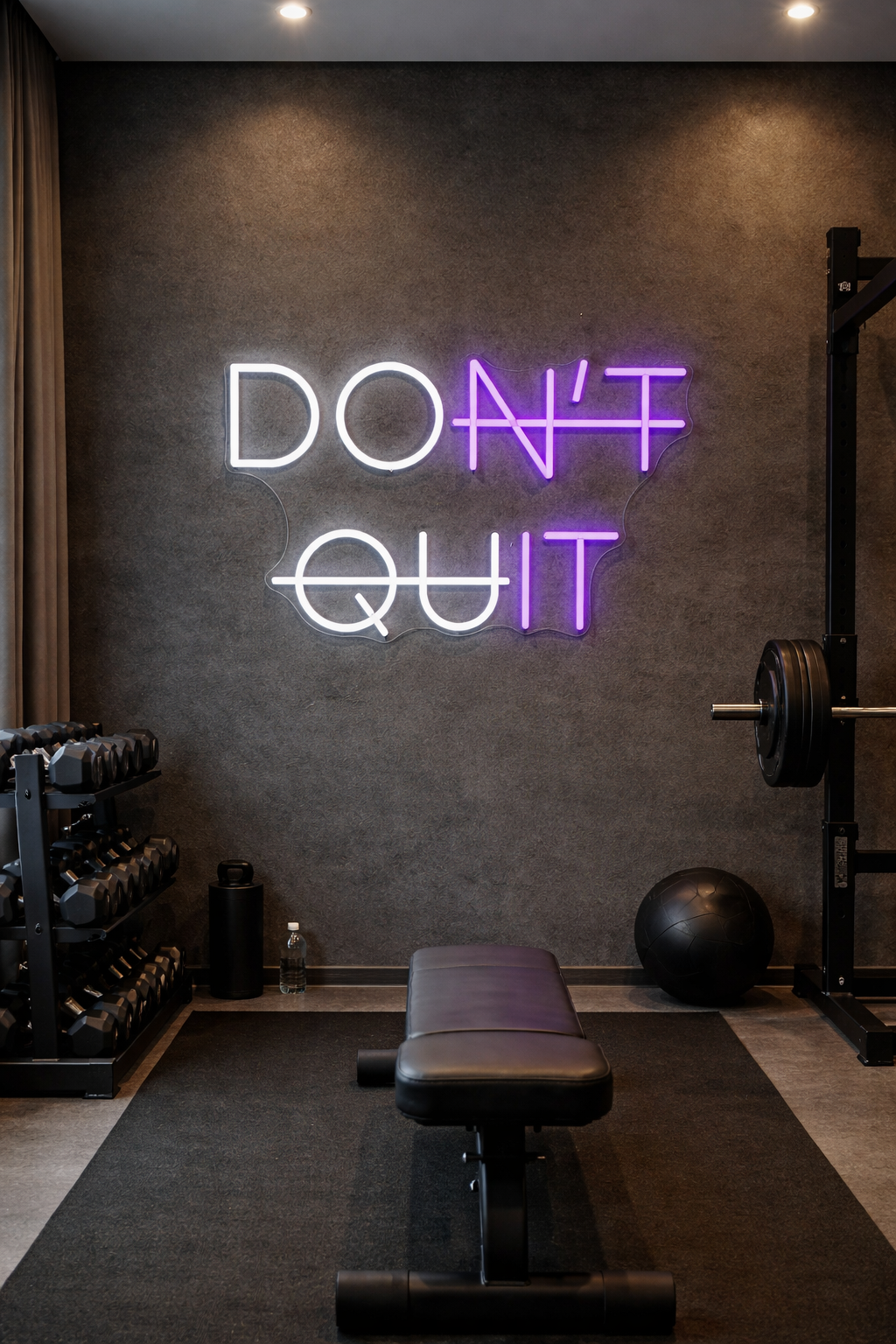 Don't Quit Neon LED Individual Sign