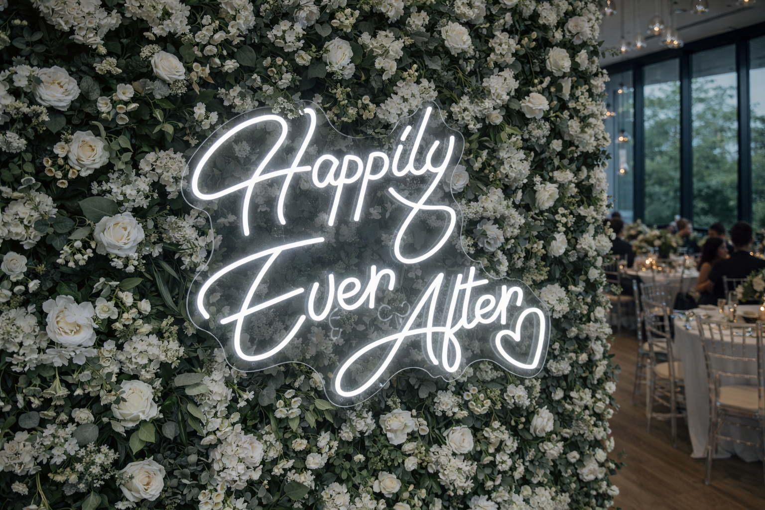 Happily Ever After Individual Neon LED Sign HIRE