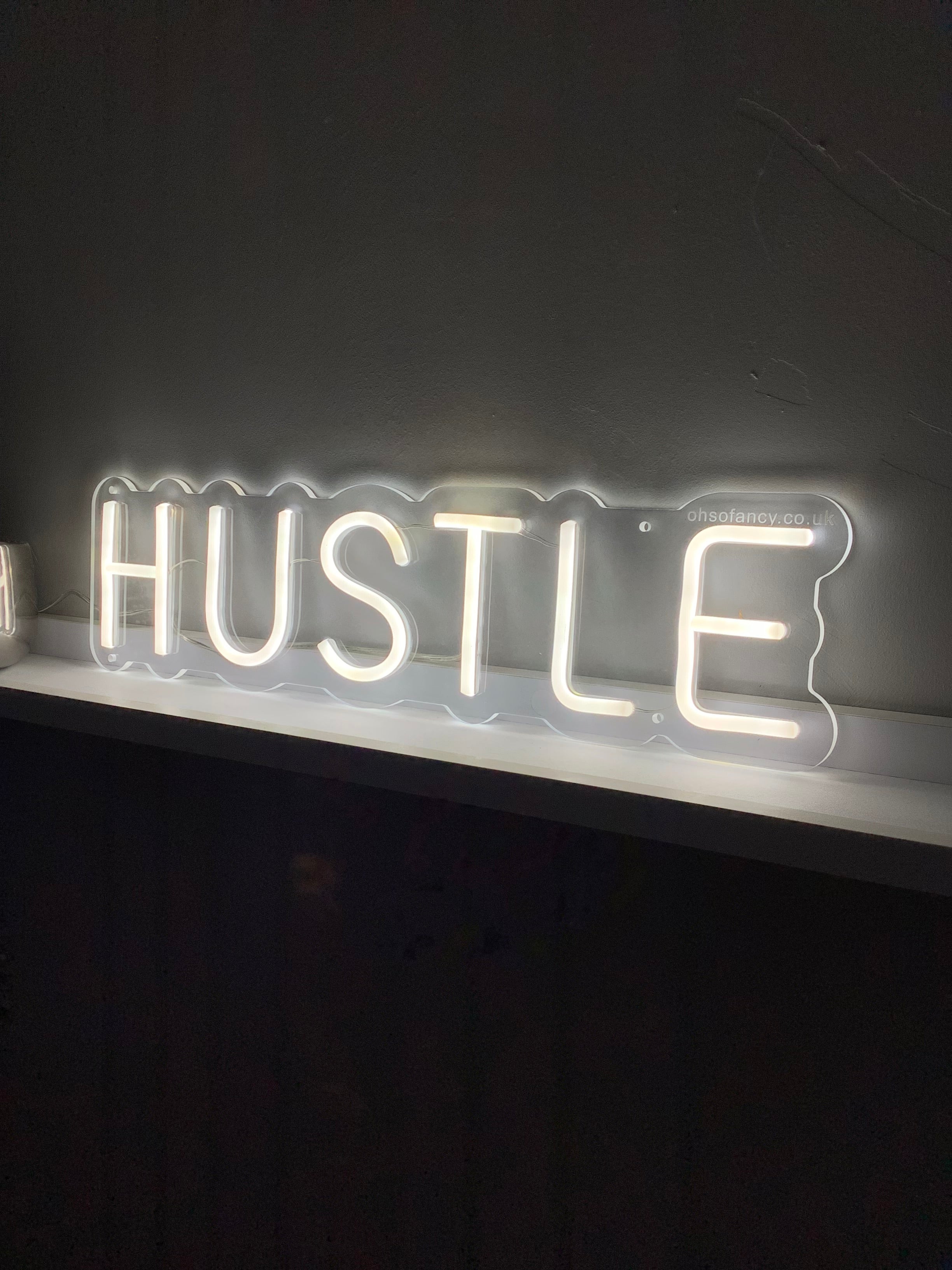 HUSTLE  Individual LED Sign