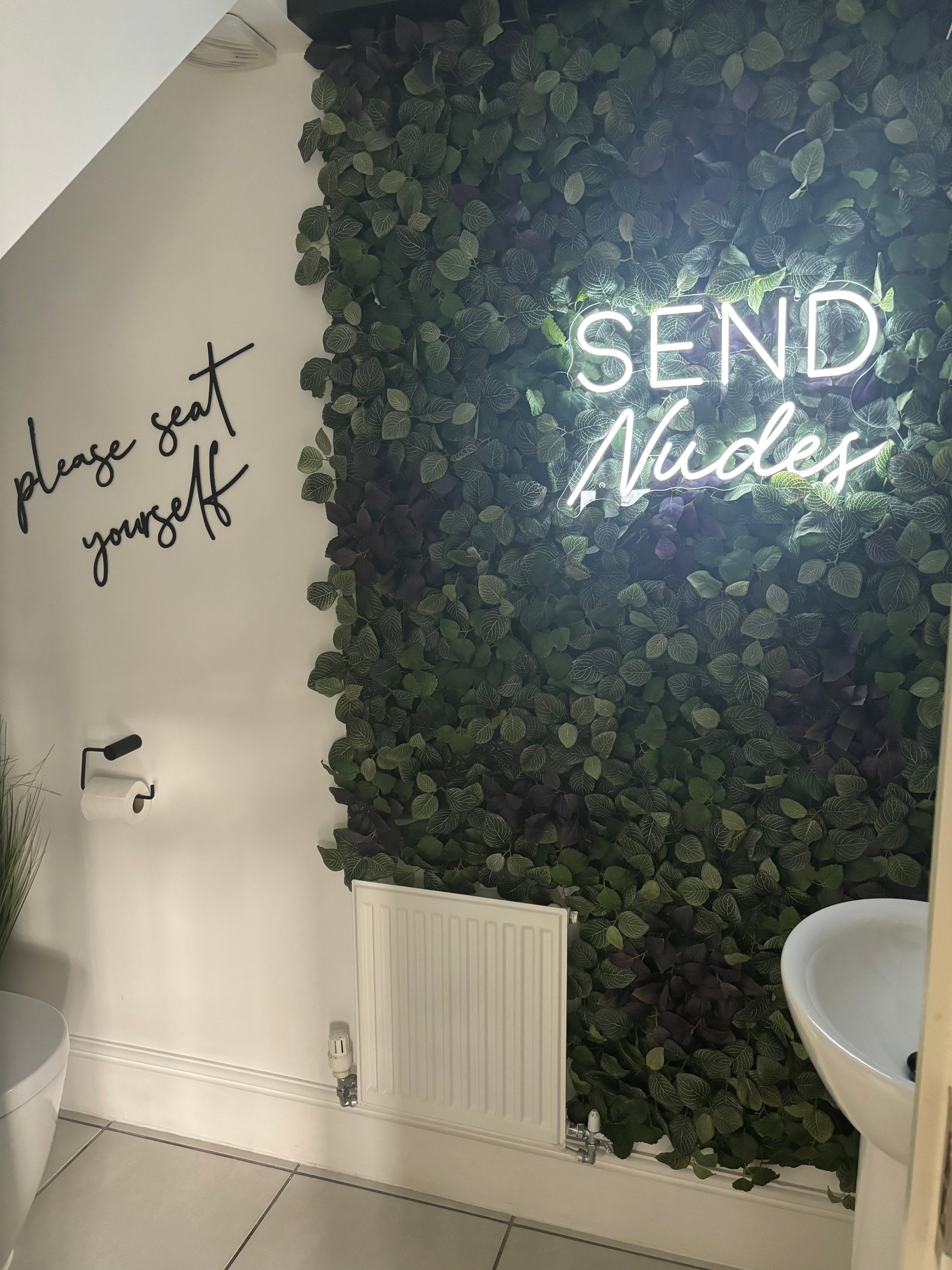 Send Nudes LED Sign Cold White