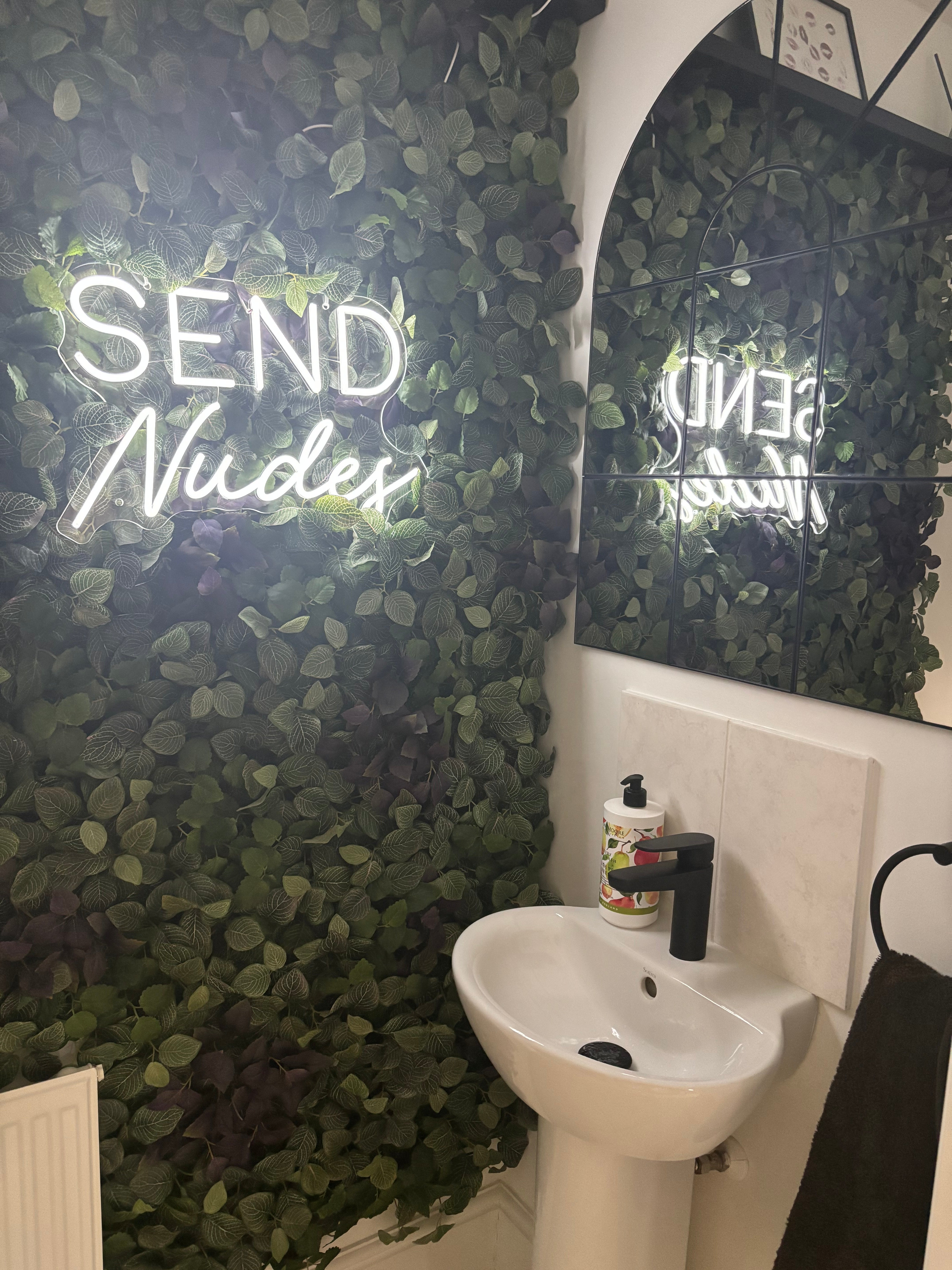 Send Nudes LED Sign Cold White