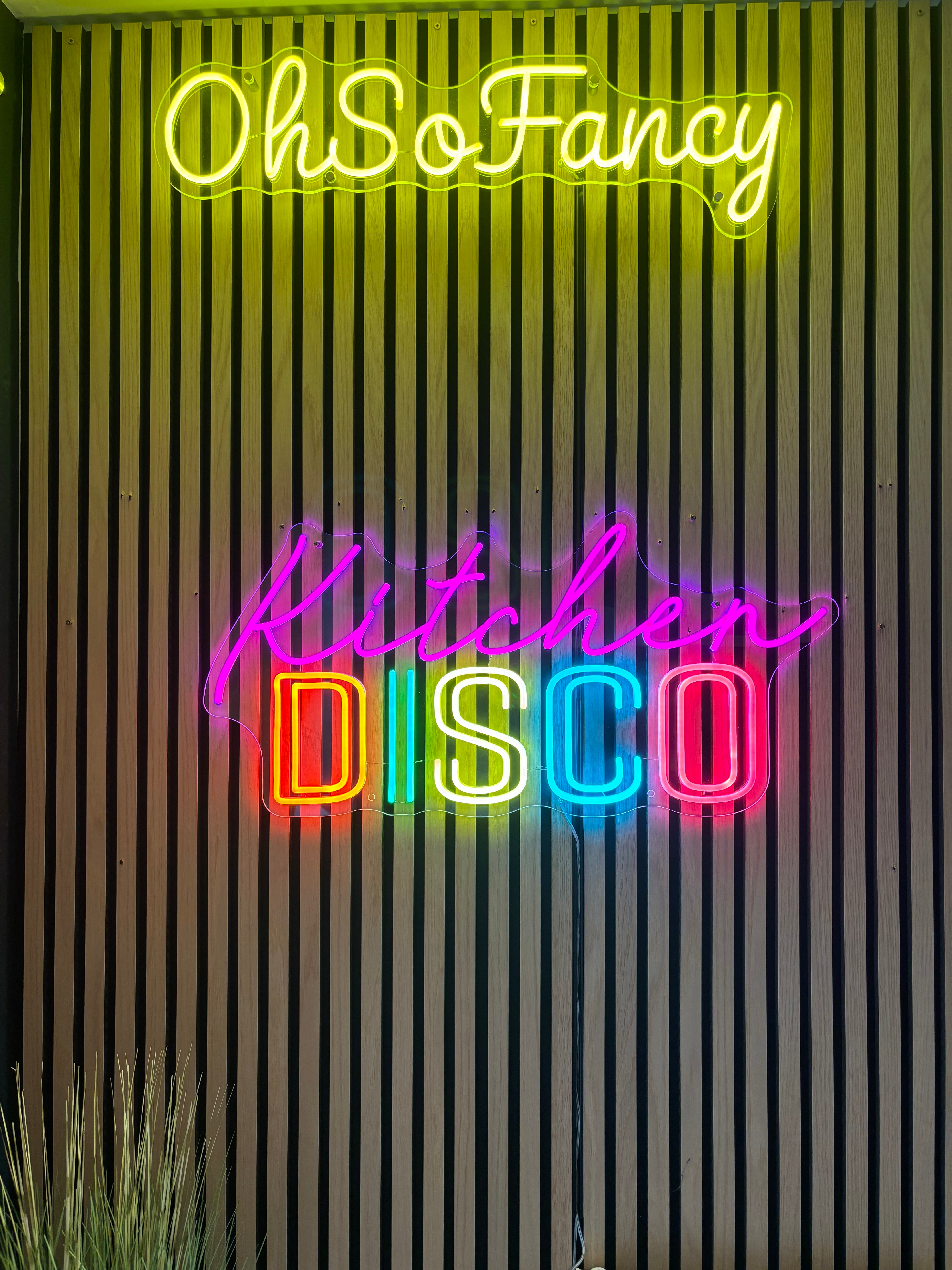 Kitchen Disco Individual LED Sign