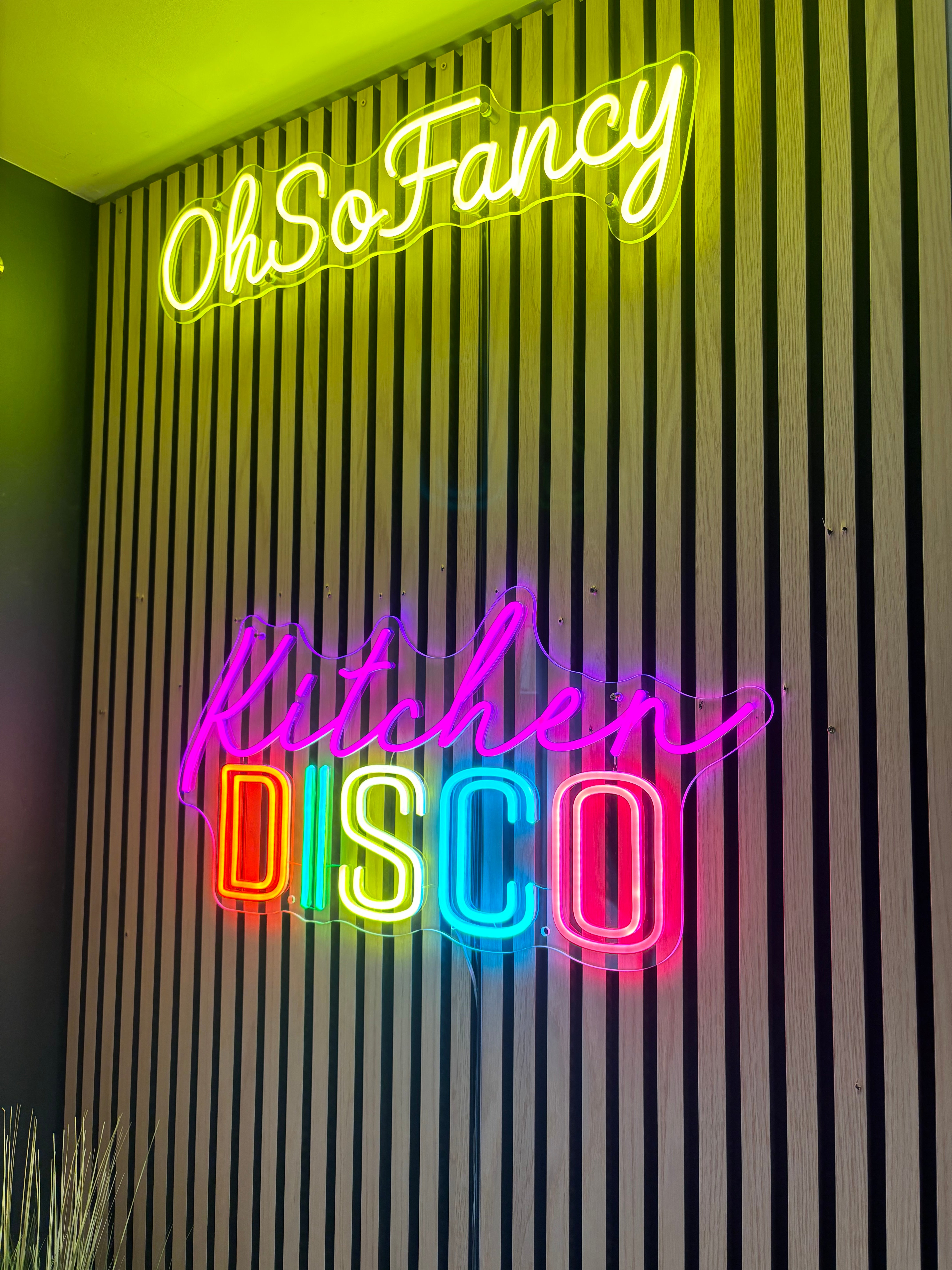 Kitchen Disco Individual LED Sign