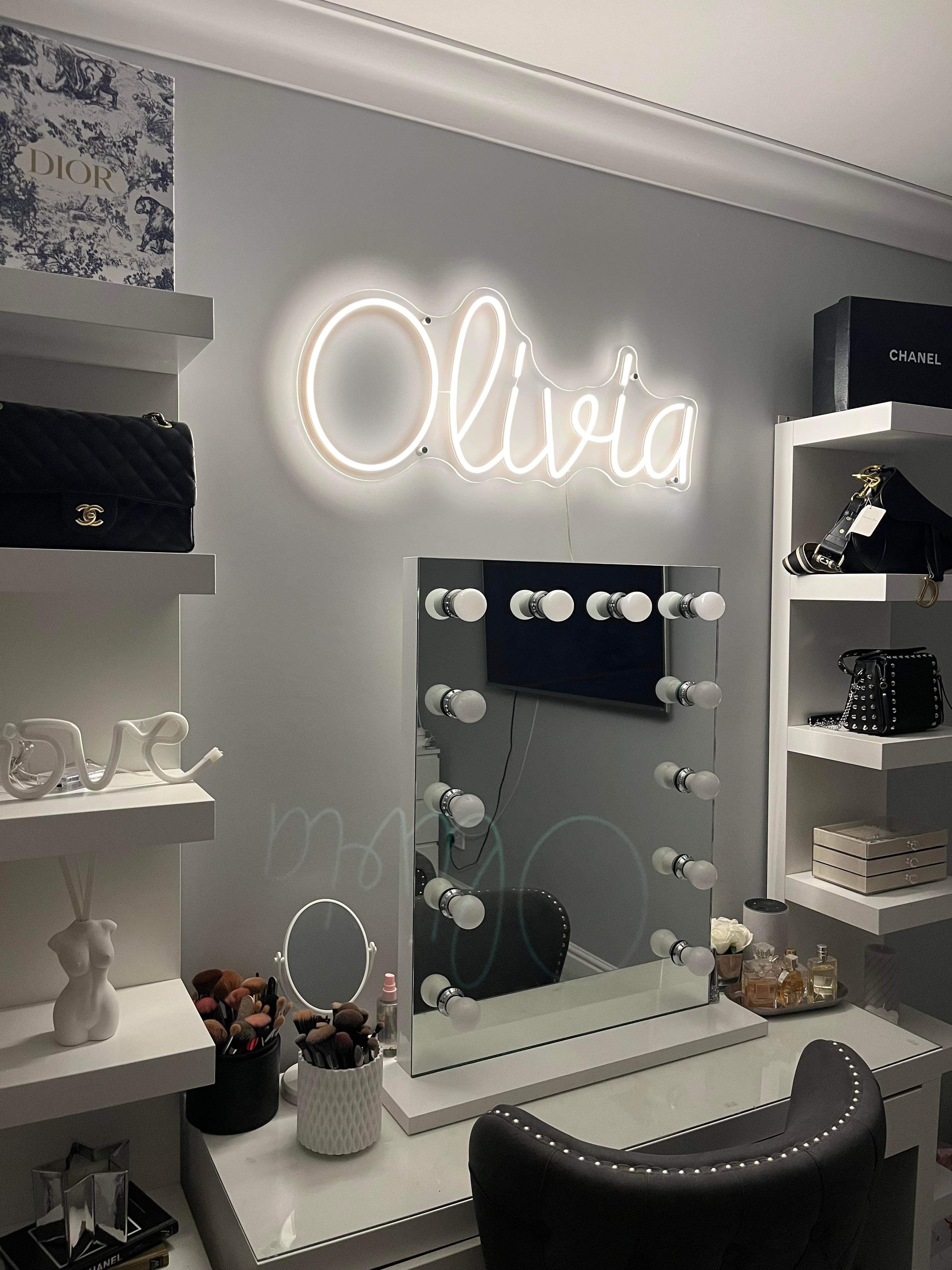 Olivia Individual LED Sign