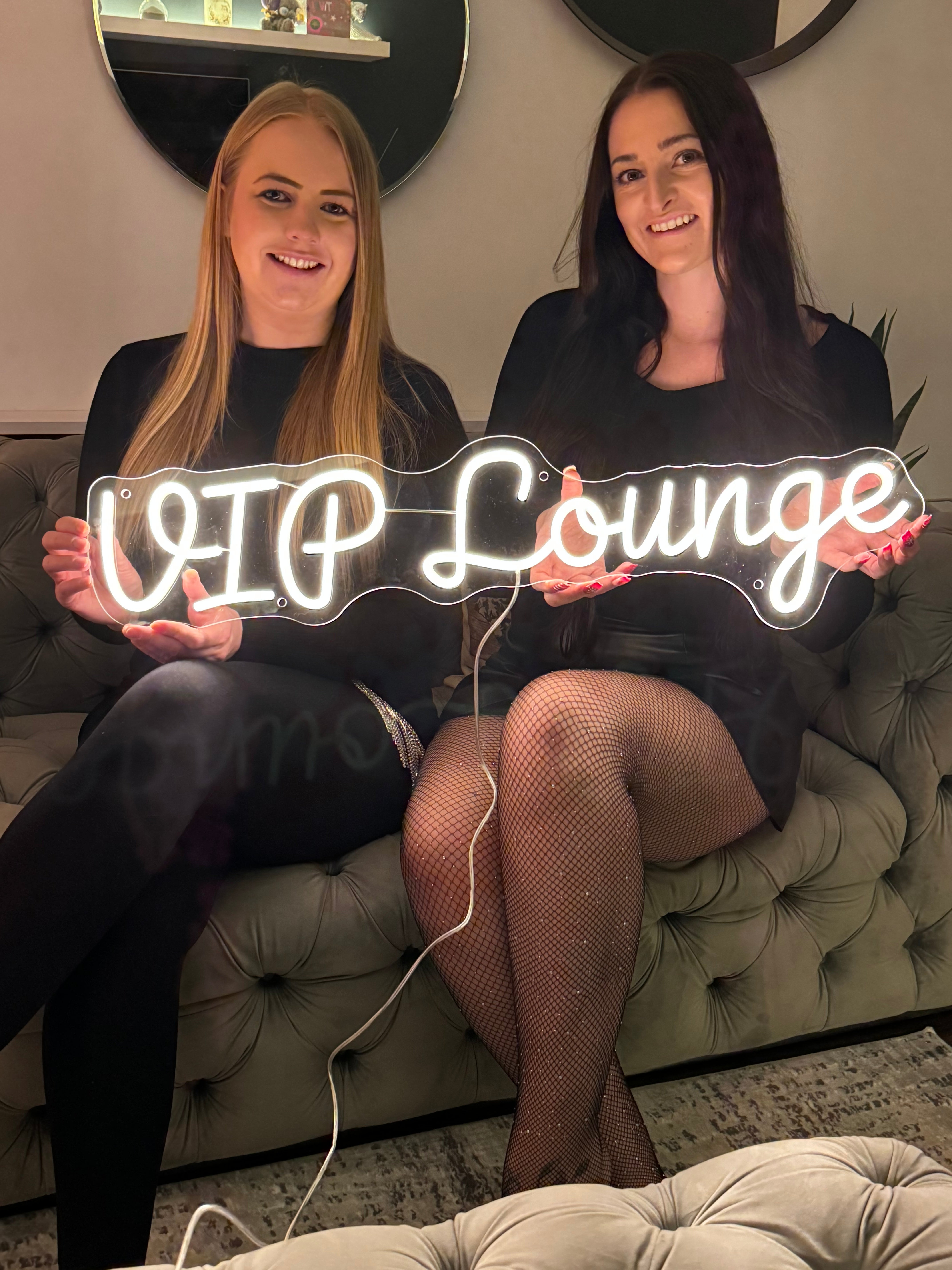 VIP Lounge Individual LED Sign