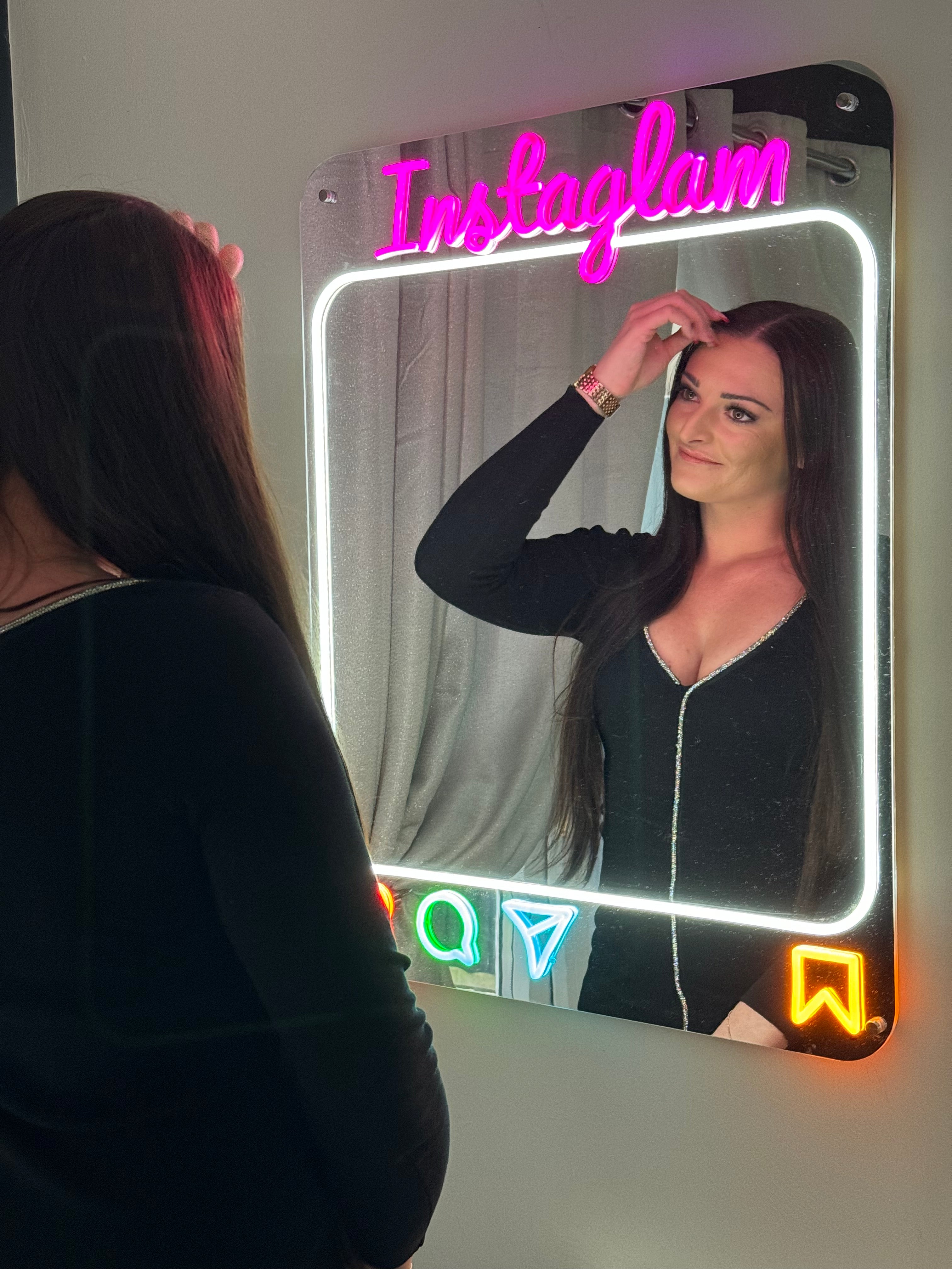 Instaglam Mirror Effect LED sign