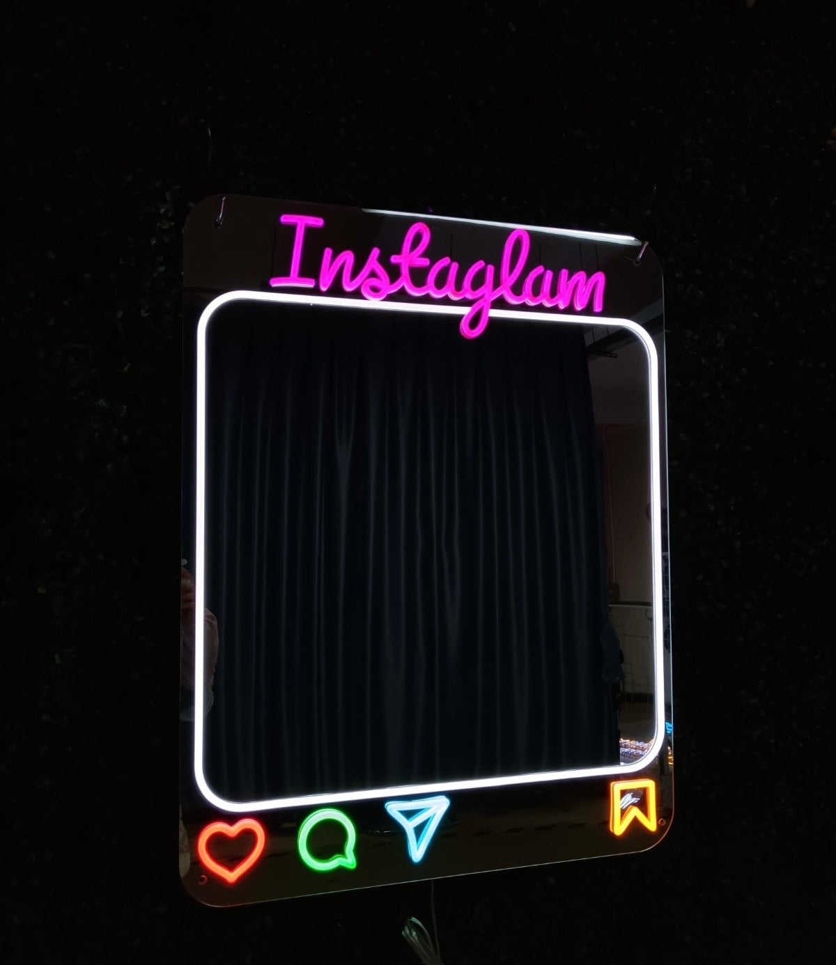 Instaglam Mirror Effect LED sign