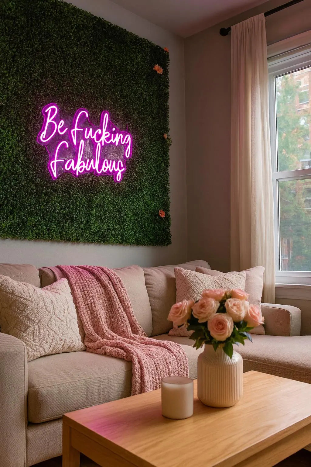 Be F*cking Fabulous Neon LED Individual Sign