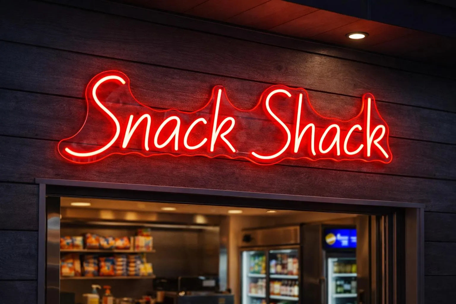 Snack Shack Neon LED Individual Sign