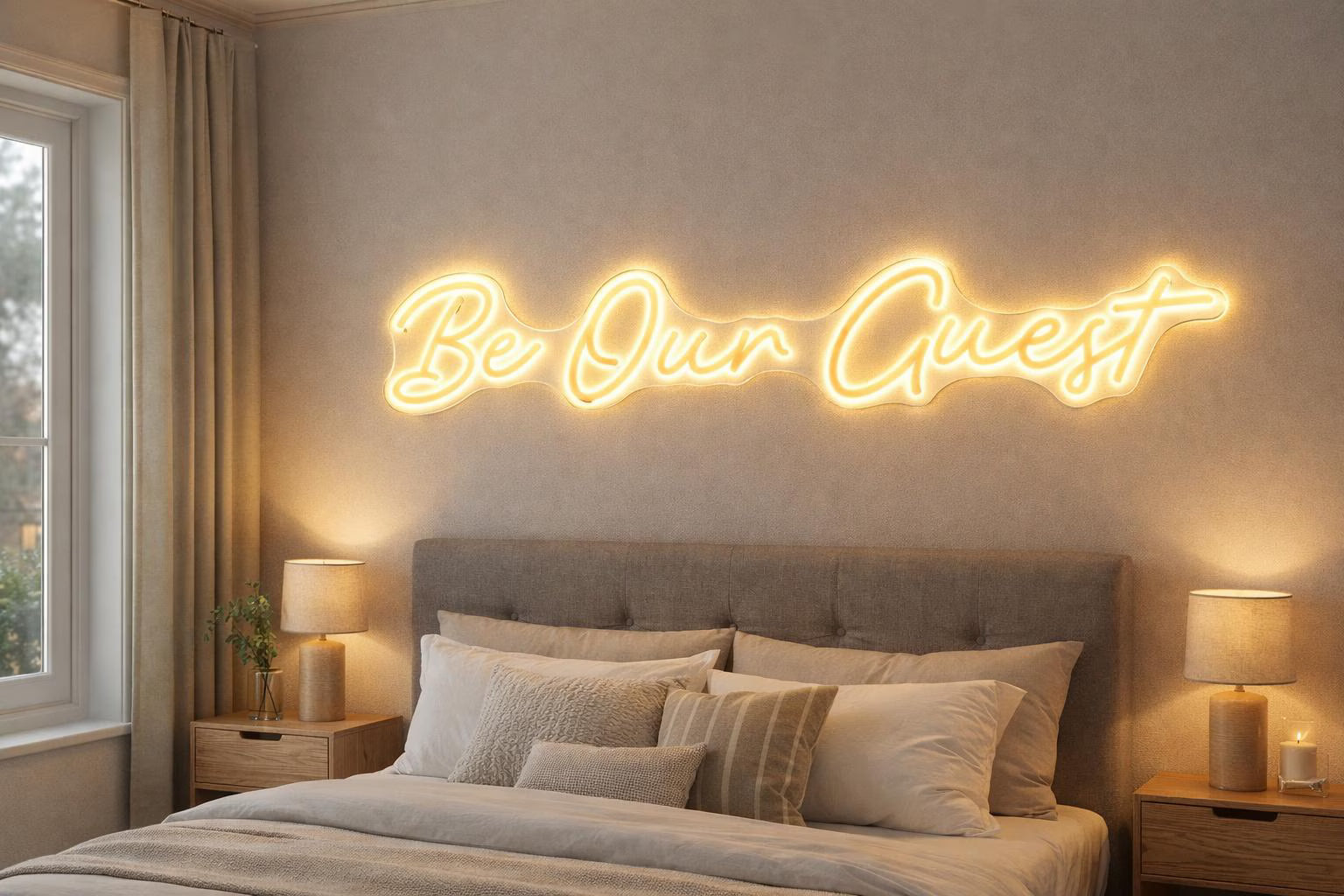 Be Our Guest Neon LED Individual Sign