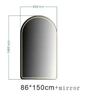 Arch Silver Mirror Effect Neon LED Sign