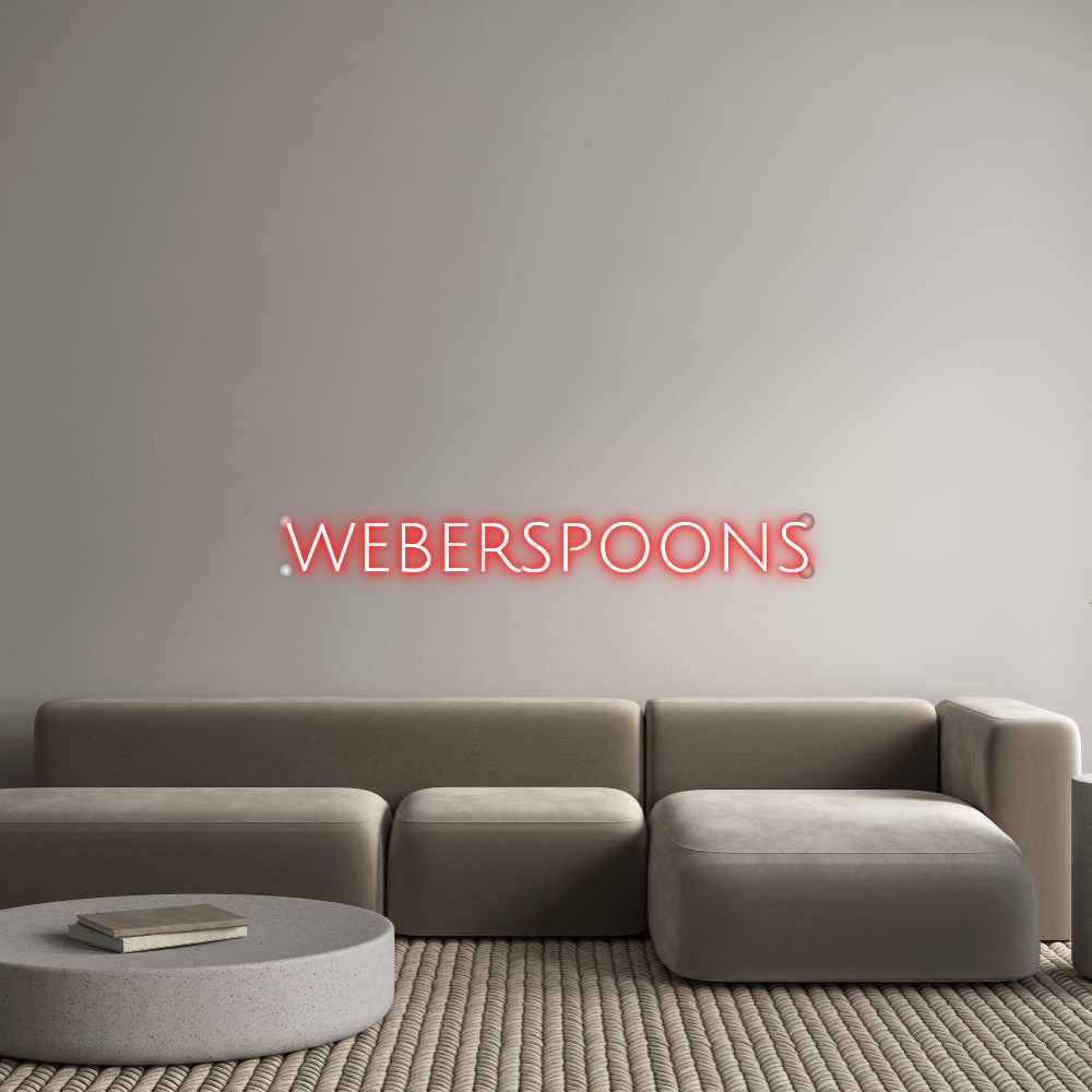 Custom Neon: WEBERSPOONS