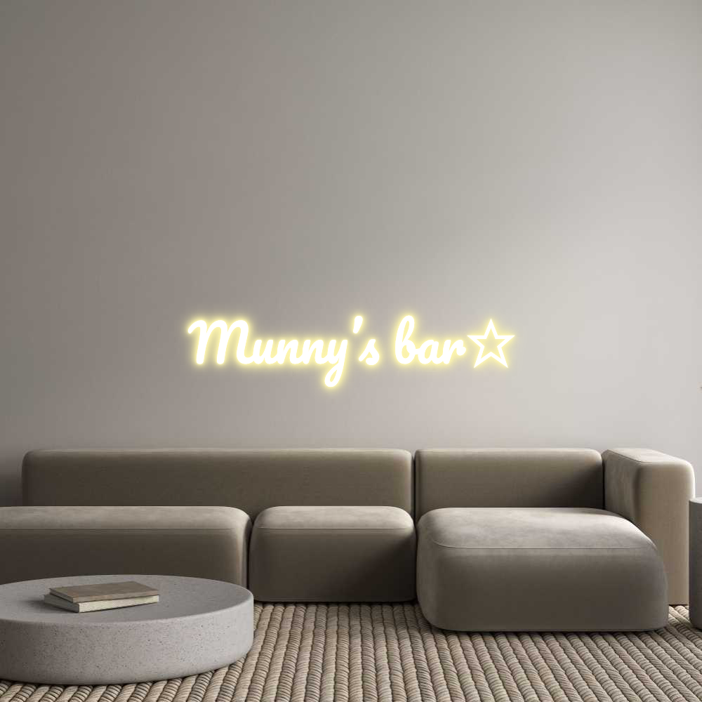 Custom Neon: Munny’s bar